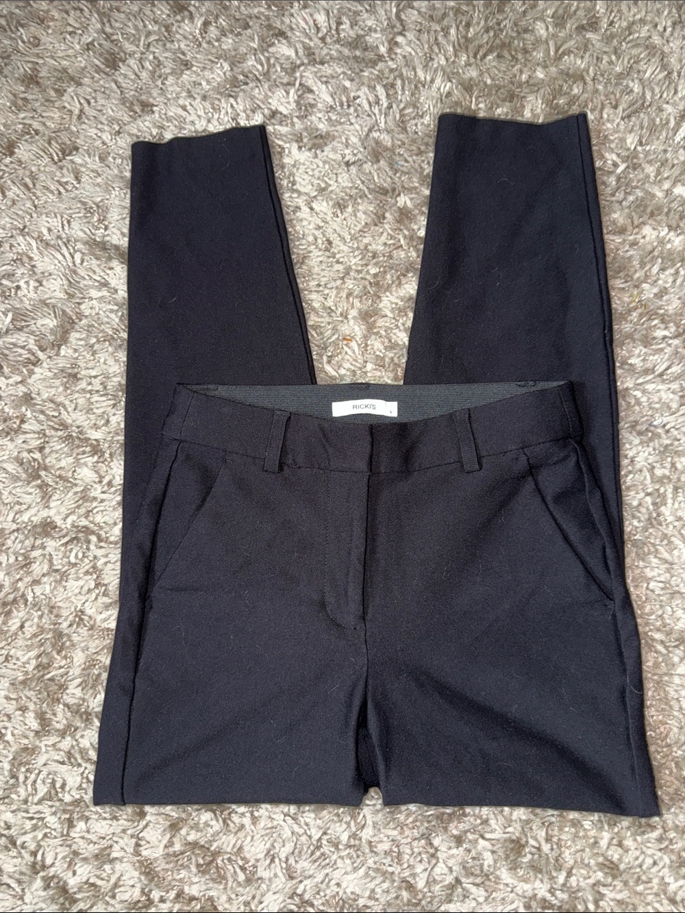 Ricki's Black Straight Leg Work Pants